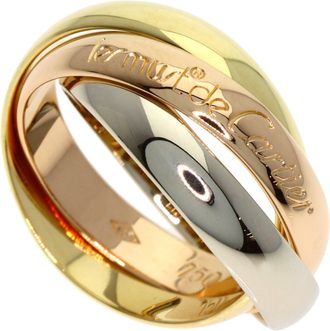 Cartier Trinity Yellow Gold (18K) Pink Gold (18K) White Gold (18K) Band Ring (Pre-Owned)