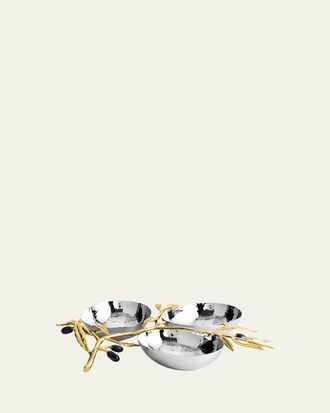 Michael Aram Olive Branch Triple Dish
