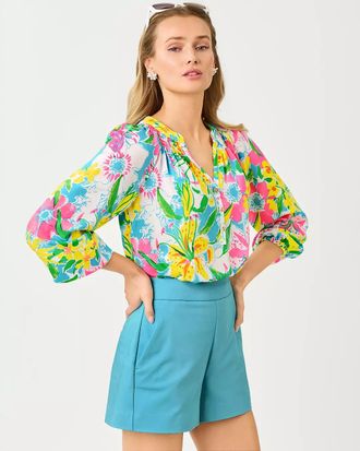 Lilly Pulitzer Elsa Silk Top