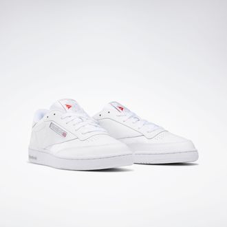 Reebok Classic Sneaker REEBOK CLASSIC CLUB C 85, Herren, Gr. 36,5, weiss (wei&szlig;, sheer, grau), Leder, Schuhe Sneaker