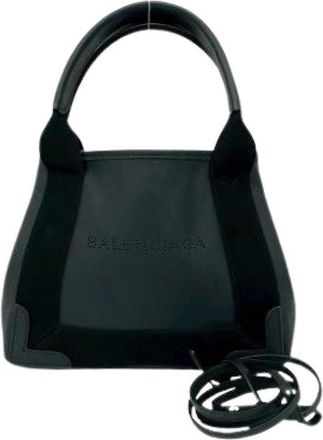 Balenciaga Pre-owned Handbags, female, Black, Size: ONE SIZE Pre-owned Leather Handbag