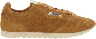 Autry Brown Windspin Low Sneakers