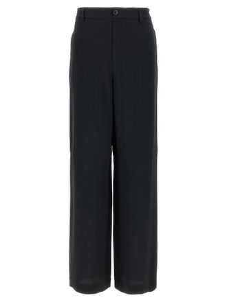 Moschino Black Acetate Casual Womens Pants
