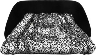 twentyfour Tassen, Dames, Zwart, ONE Size, Pochette con manico in velluto