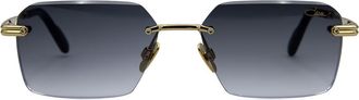 Cazal 7116/3 001 Mens Sunglasses Gold Size 56