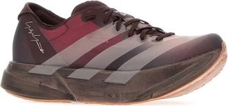 Yohji Yamamoto Unisex Burgundy Fabric Y3 Adios Pro 4 Sneakers Nightredactivemaroon
