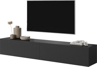 Selsey Selsey Veldio - Mobile Tv - 175 Cm - Con Le Stecche, Nero
