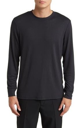 Theory Essential Long Sleeve T-Shirt in Black - 001 at Nordstrom Rack, Size Xx-Large