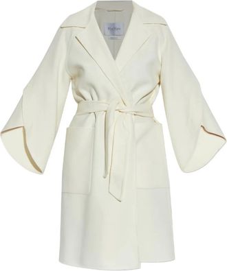 Max Mara Cappotto Cosetta con cintura - Bianco