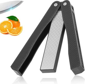 OEM Afilador De Cuchillos, Piedra De Afilar De Diamante De Doble Cara, Afilador De Diamante Plegable Con Doble Grano (grueso/extrafino 400/600), Afilador 