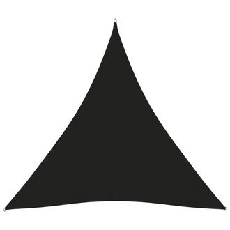 Berkfield Home Sunshade Sail Oxford Fabric Triangular 3x3x3 m Black