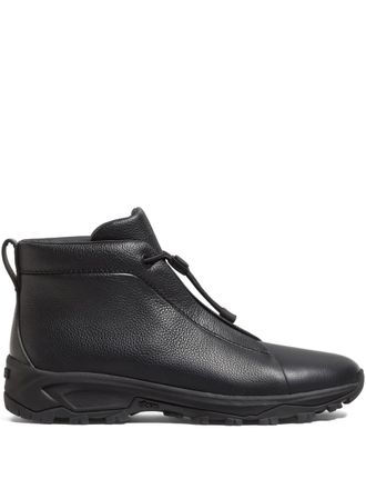 Ermenegildo Zegna Triple Stitch Vetta sneakers - men - Calf Leather/Thermoplastic Polyurethane (TPU)/Calf Leather/Rubber - 11.5 - Black