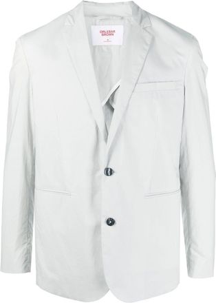 Orlebar Brown Ullock Poplin blazer - men - Fabric - S - Grey