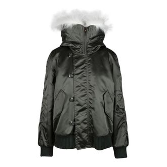 Dondup Dames, Jassen, Groen, Maat: XS Polyamide