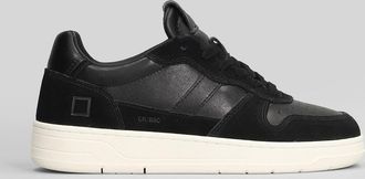 D.A.T.E. D. A.T. E. Court 2.0 Basic Sneakers In Black Suede And Leather