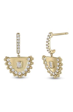 Bony Levy 18K Gold Mykonos Diamond Drop Earrings, 21mm in 18Ky Gold at Nordstrom