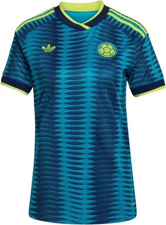 adidas (WMNS) adidas Colombia 26 Away Jersey Asia Sizing Mystery Petrol Team Navy Blue 2 JZ8843