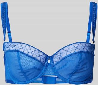 Triumph B&uuml;gel-BH mit Strukturmuster in Royal, Gr&ouml;&szlig;e 75E
