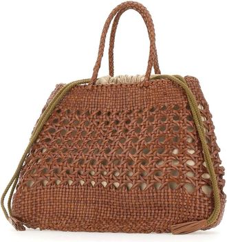 Dragon Diffusion Handbags, female, Brown, Size: ONE SIZE Santa Cano Handbag
