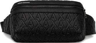 A|X Armani Exchange Heuptas met logopatroon - Zwart