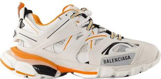Balenciaga Womens Track Sneakers White Synthetic