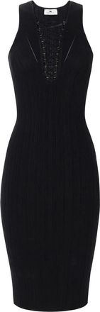 Elisabetta Franchi Abito in maglia - Nero