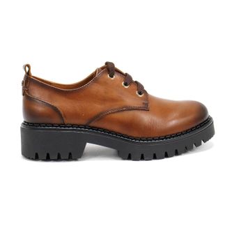 Pikolinos Womens Aviles W6P Platform Lace-Up Shoes In Cuero