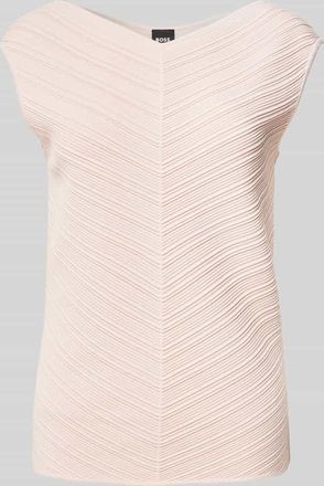 HUGO BOSS Blusentop aus Viskose-Mix Modell Faitini in Hellrosa, Gr&ouml;&szlig;e XS