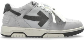 Off-white Schoenen, Dames, Grijs, 41 EU, Leer, Out Of Office Sneakers