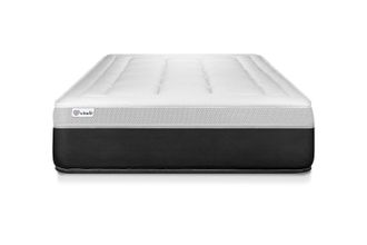 VITALIT Colch&oacute;n Blanco Con Muelles Ensacados Y Espuma Viscoel&aacute;stica 90 X 190