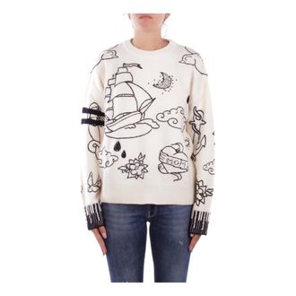 Pinko Pinko, Donna, Maglie, Bianco, M, new