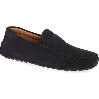BOSS Noel Penny Loafer in Dk Bu at Nordstrom Rack, Size 10Us / 9Uk