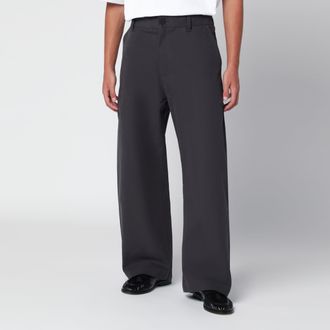 STUDIO NICHOLSON Jeans Minard marrone in cotone