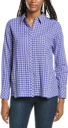 Foxcroft Cassie Warm Plaid Shirt