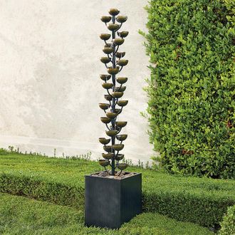 Frontgate Lotus Flower Fountain - Frontgate