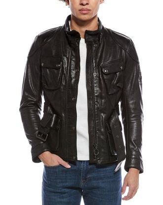 Belstaff Trialmaster Leather Motorcycle Jacket