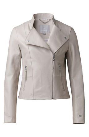 Soia & Kyo Saskia Leather Jacket in Hush at Nordstrom, Size Xx-Small