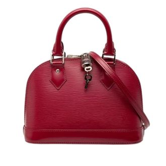 Louis Vuitton Pre-owned Handbags, female, Red, Size: ONE SIZE Pre-owned Alma BB