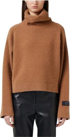 Iceberg Maglia lupetto - Dames - Coltruien - Bruin - S - Wol - Truien & Vesten