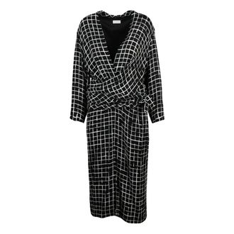 Dries Van Noten Dames, Jurken, Zwart, Maat: M Viscose