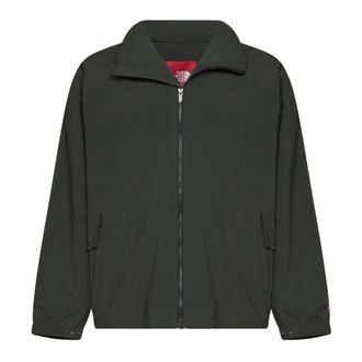 The North Face Wind Wall Fleece-Lined Jacket - Heren - Windbreakers - Groen - M - Nylon - Fitness