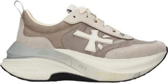 Premiata Hill 8710 Sneakers - Dames - Sneakers - Beige - 40 EU - Leer - Schoenen