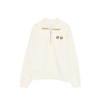 Maison Kitsun&eacute; Zip Fox-motif Sweatshirt