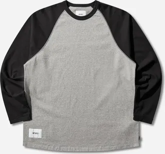 Wtaps Men s Ian Longsleeve T-Shirt Black / Grey