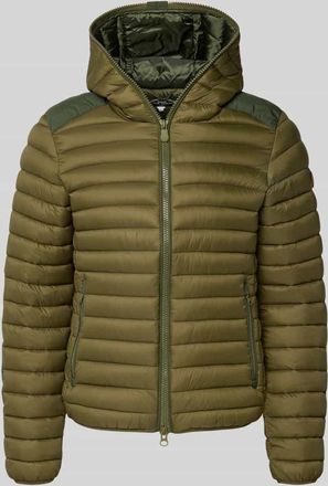 Save The Duck Steppjacke mit Zweiwege-Reißverschluss Modell JELEP in Oliv, Größe XXL