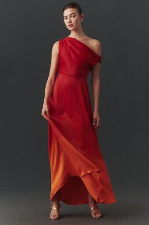 Diarrablu Alba Off-Shoulder Draped Maxi Dress