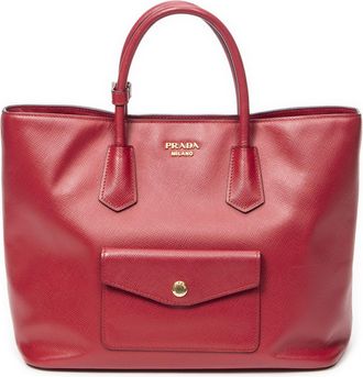 Prada Front Pocket Tote Schoudertas