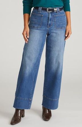 Universal Standard Claudia Wide Leg Jeans in Anzio Blue at Nordstrom Rack, Size 20W