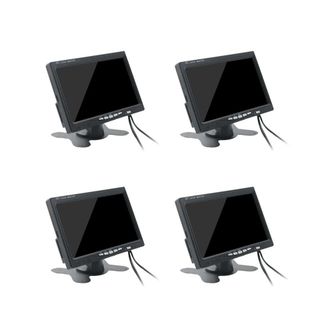 OEM Adecuado Para Cuatro Monitores Hdtv De 7 Pulgadas, Resoluci&oacute;n De 800x480, Pantalla Lcd Port&aacute;til Para Veh&iacute;culos, Compatible Con Reproducci&oacute;n De Dvd/cmm