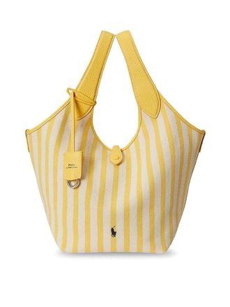 Polo Ralph Lauren Canvas handbag with striped pattern